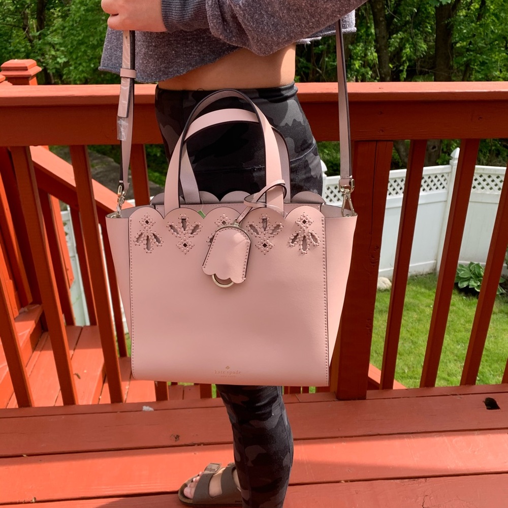 NWT KATE SPADE MAGNOLIA EMBROIDERED MINI MINA - Picture 3 of 7
